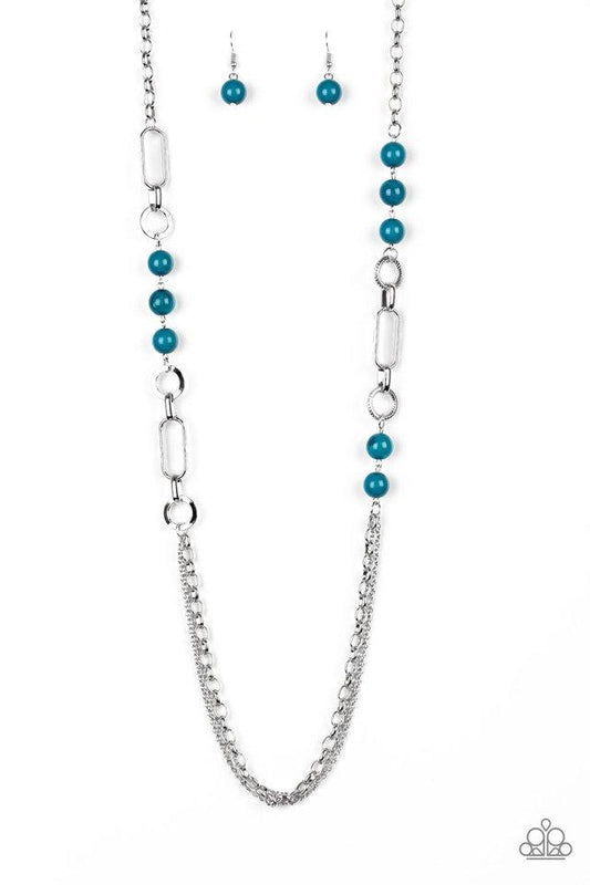 Paparazzi Necklace ~ CACHE Me Out - Blue