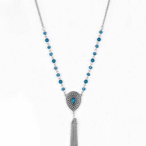 Paparazzi Necklace ~ Soul Quest - Blue