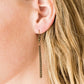 TRI Harder - Brass - Paparazzi Necklace Image