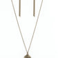 Find Joy - Brass - Paparazzi Necklace Image