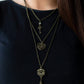 Love Opens All Doors - Brass - Paparazzi Necklace Image