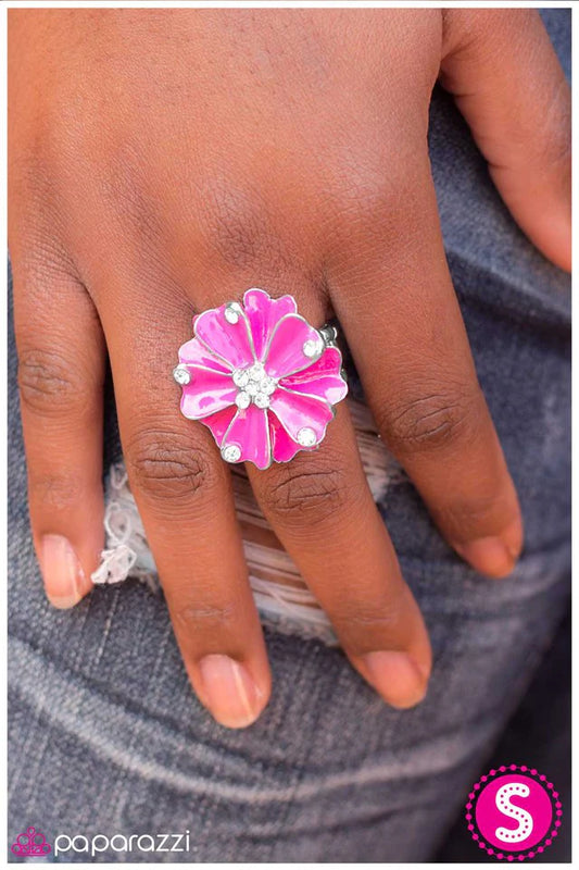 Anillo Paparazzi ~ ¡Dew Your Thing! - Rosa