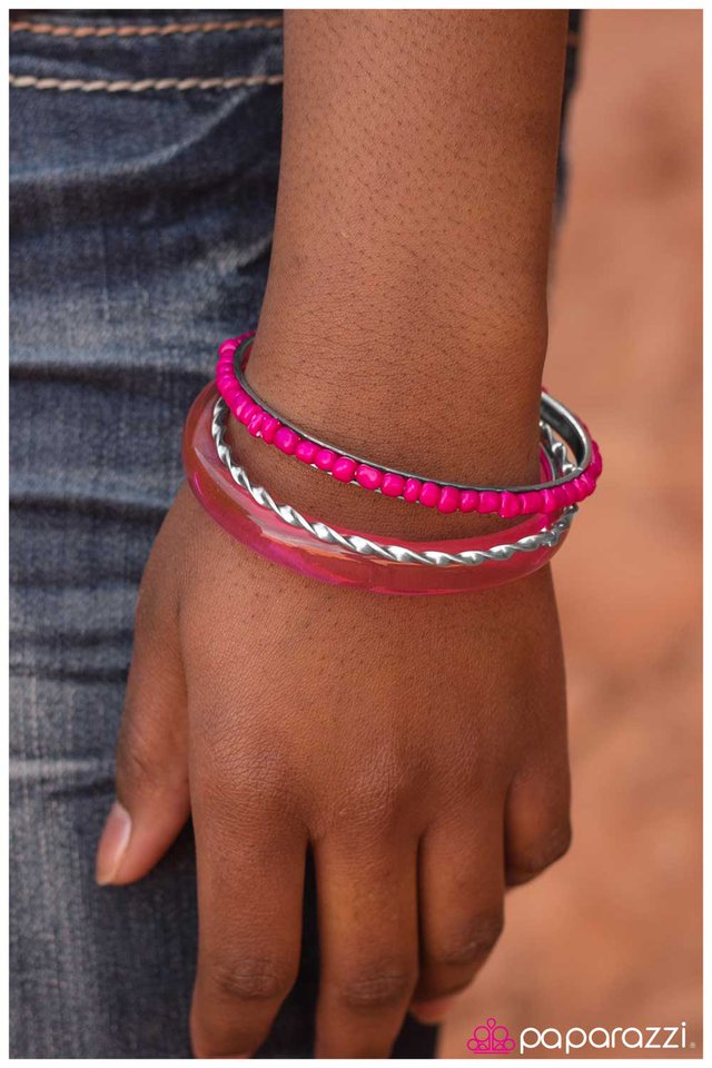 Pulsera Paparazzi ~ No seas gelatinosa - Rosa