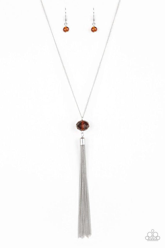 Collar Paparazzi ~ La socialité de la temporada - Marrón