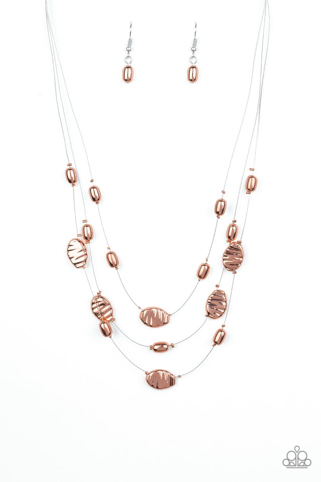 Top ZEN - Copper - Paparazzi Necklace Image