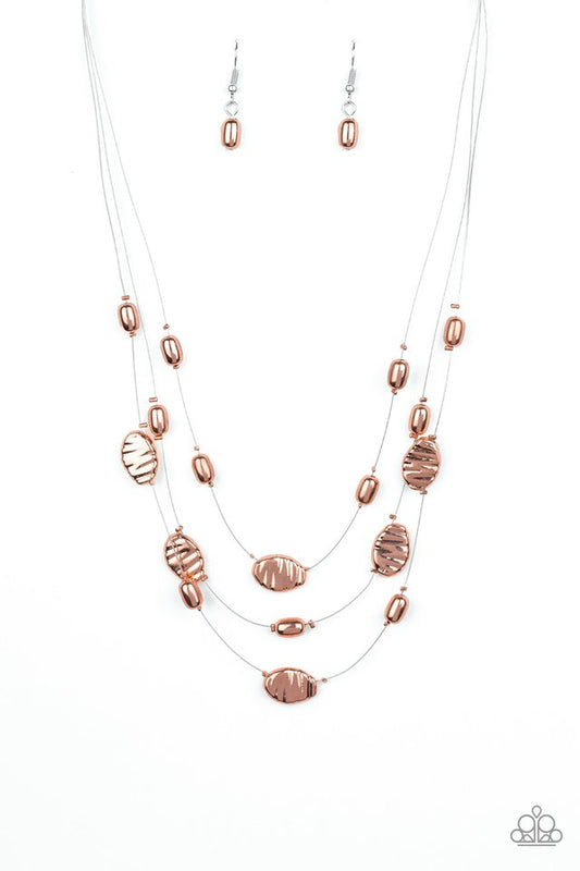 Top ZEN - Copper - Paparazzi Necklace Image