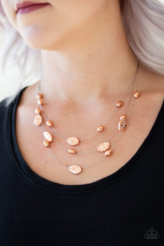 Top ZEN - Copper - Paparazzi Necklace Image