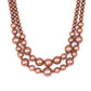 I Double Dare You - Copper - Paparazzi Necklace Image