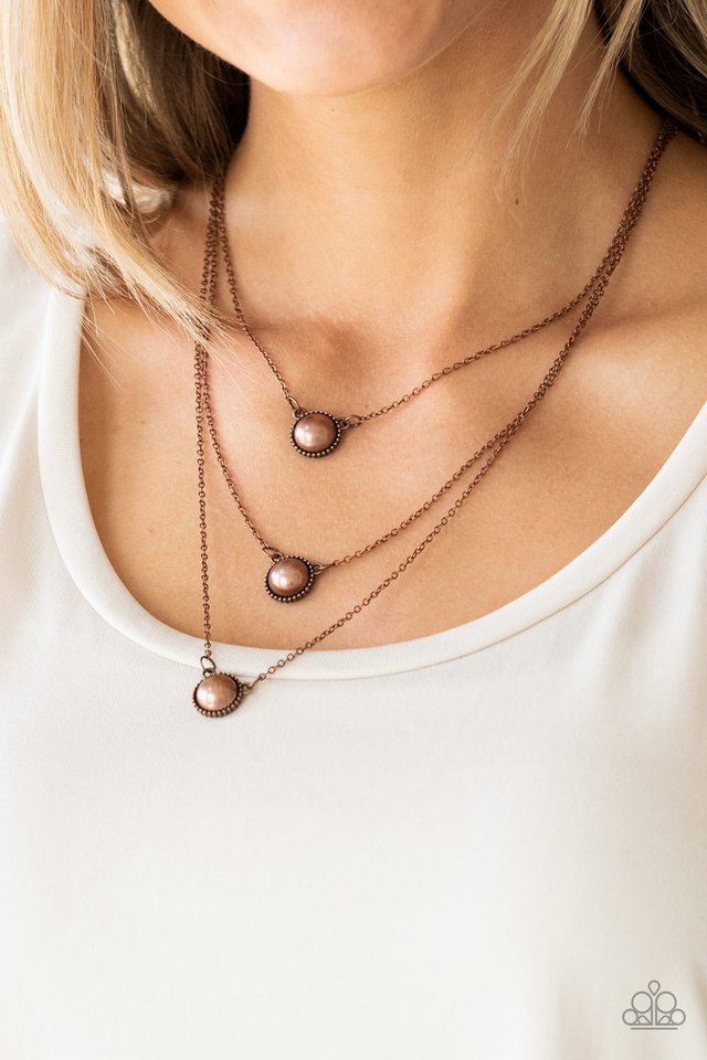 A Love For Luster - Copper - Paparazzi Necklace Image