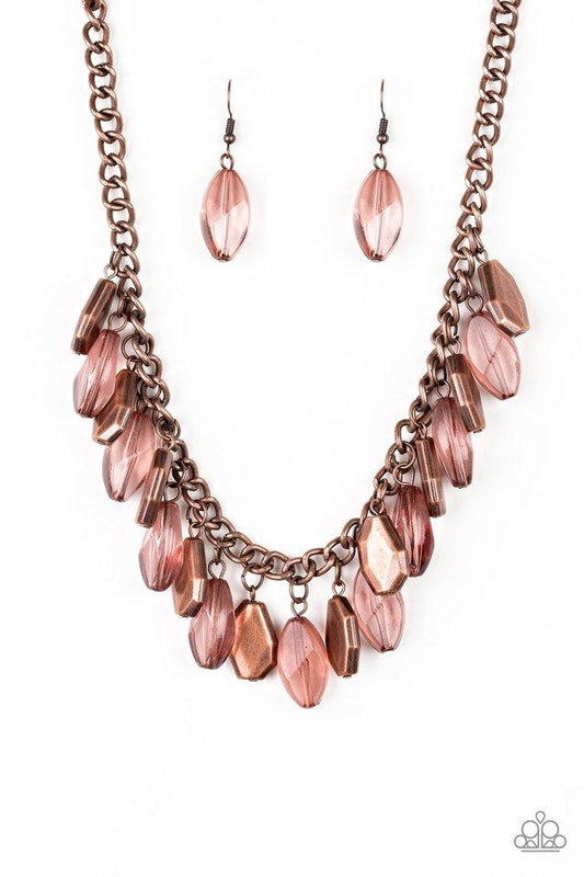 Paparazzi Necklace ~ Fringe Fabulous - Copper