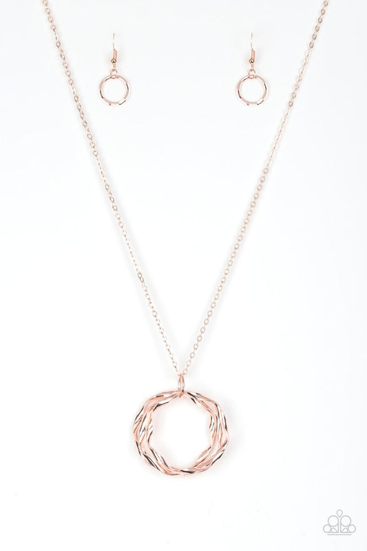 Millennial Minimalist - Rose Gold - Paparazzi Necklace Image