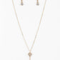 Paparazzi Necklace ~ Key Figure - Gold