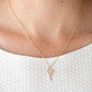 Paparazzi Necklace ~ Key Figure - Gold