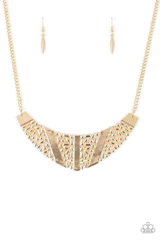 Paparazzi Necklace ~ Terra Trailbreaker - Gold