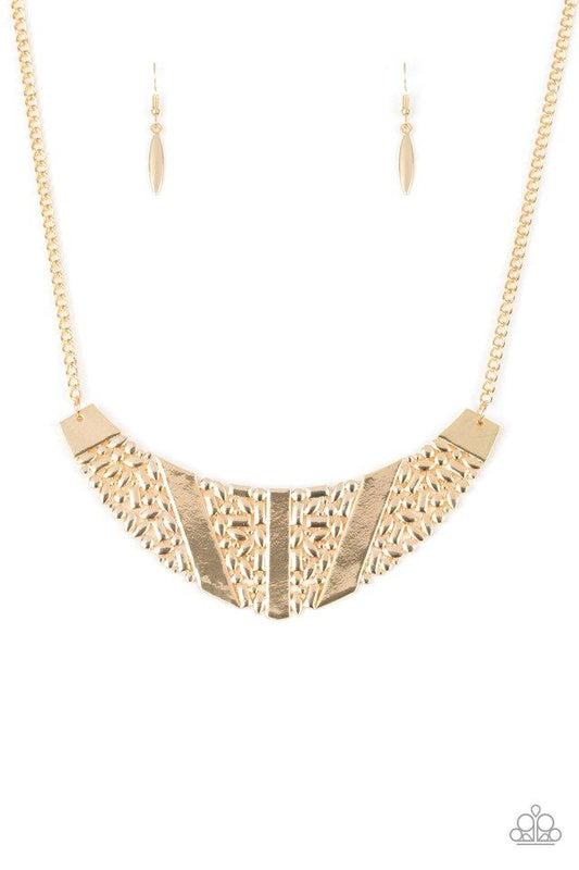 Paparazzi Necklace ~ Terra Trailbreaker - Gold