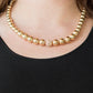 High-Stakes FAME - Gold - Paparazzi Necklace Image