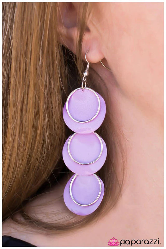 Paparazzi Earring ~ Too Good To Be True - Purple