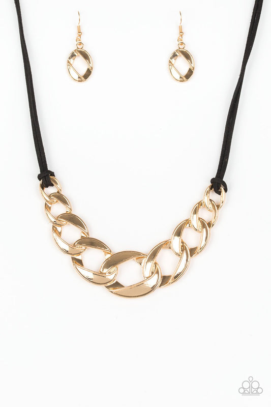 Collar Paparazzi ~ Naturally Nautical - Oro
