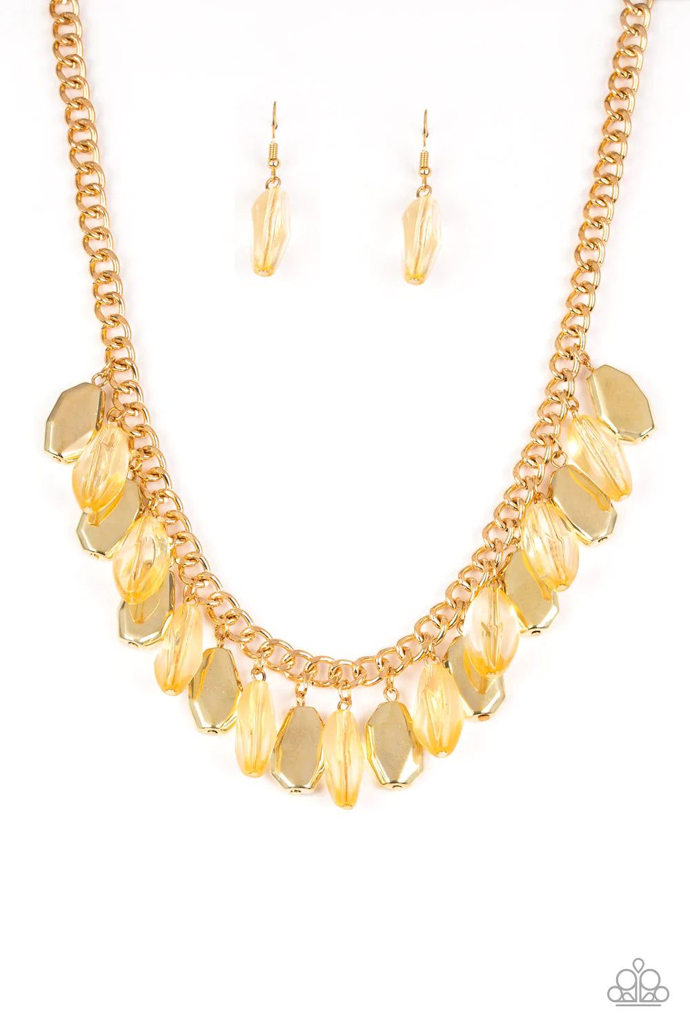 Paparazzi Necklace ~ Fringe Fabulous - Gold