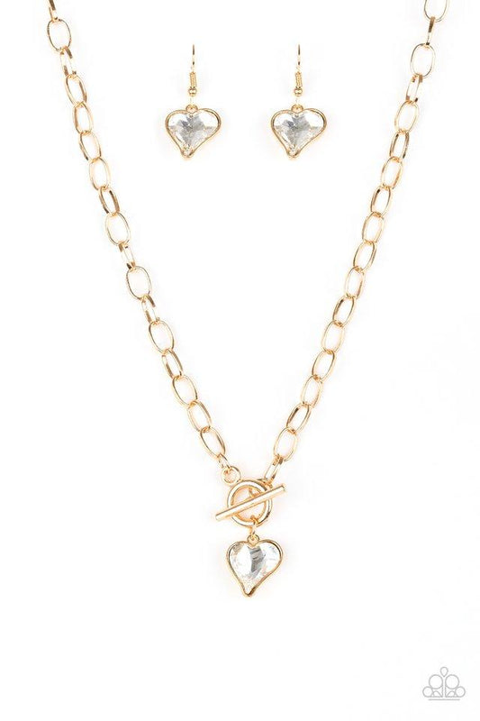 Paparazzi Necklace ~ Princeton Princess - Gold