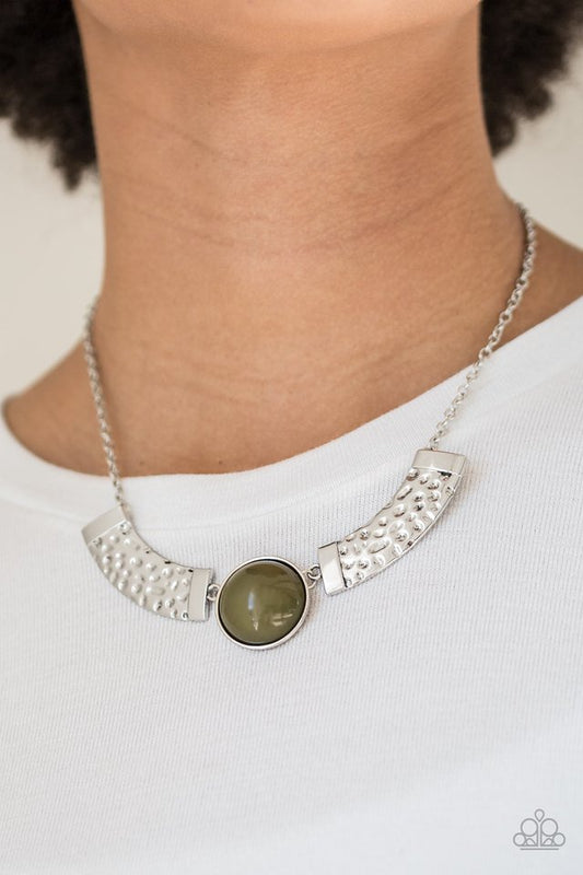 Egyptian Spell - Green - Paparazzi Necklace Image