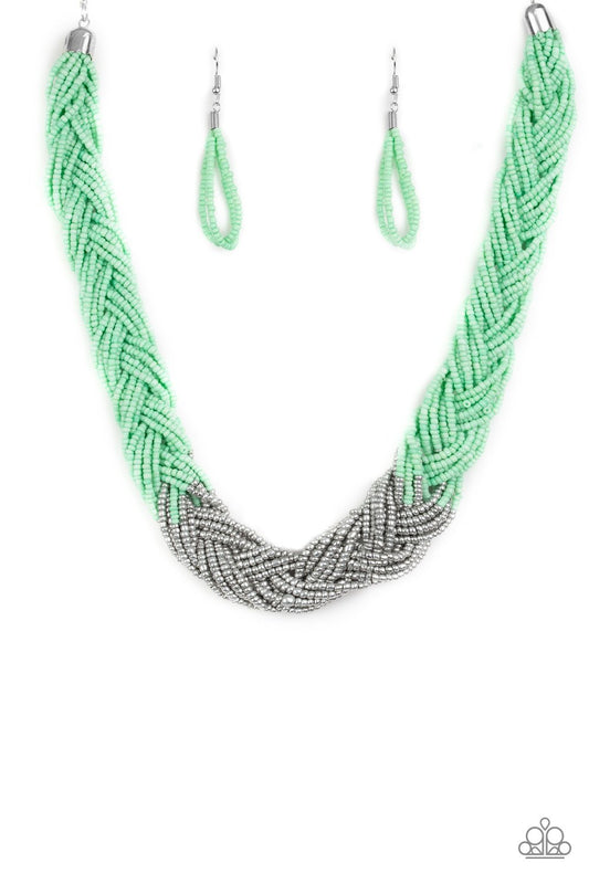 Paparazzi Necklace ~ Brazilian Brilliance - Green