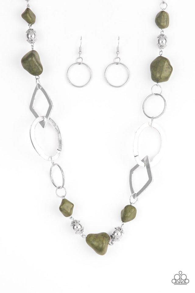 Paparazzi Necklace ~ Thats TERRA-ific! - Green