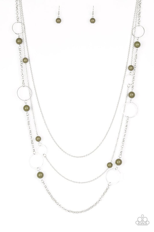 Beachside Babe - Green - Paparazzi Necklace Image