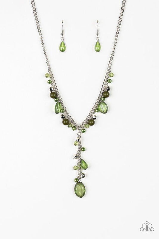 Collar Paparazzi ~ Crystal Couture - Verde