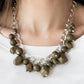 Gorgeously Globetrotter - Green - Paparazzi Necklace Image