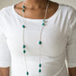 Pacific Piers - Green - Paparazzi Necklace Image