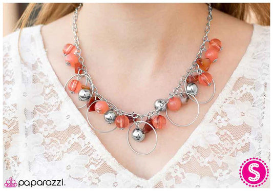 Paparazzi Necklace ~ Mysterious Ways - Orange