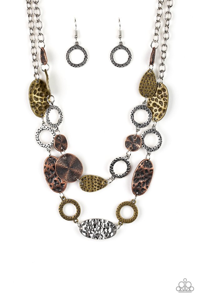 Trippin On Texture - Multi - Paparazzi Necklace Image