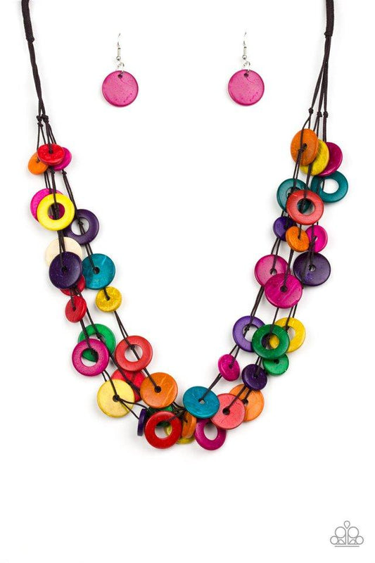 Paparazzi Necklace ~ Wonderfully Walla Walla - Multi