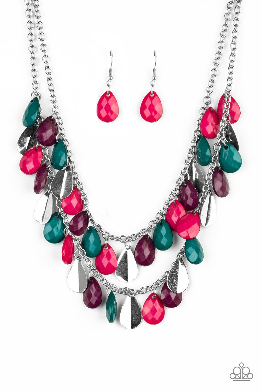 Paparazzi Necklace ~ Life of the FIESTA - Multi