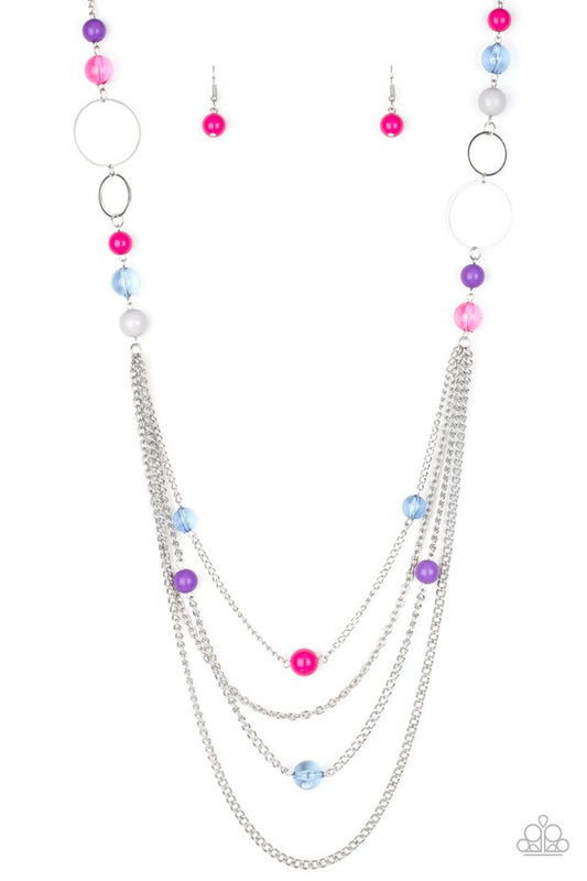 Bubbly Bright - Multi - Paparazzi Necklace Image