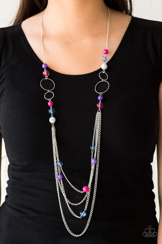 Bubbly Bright - Multi - Paparazzi Necklace Image