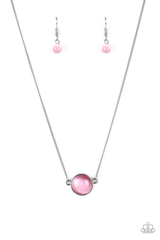 Paparazzi Necklace ~ Rose-Colored Glasses - Pink