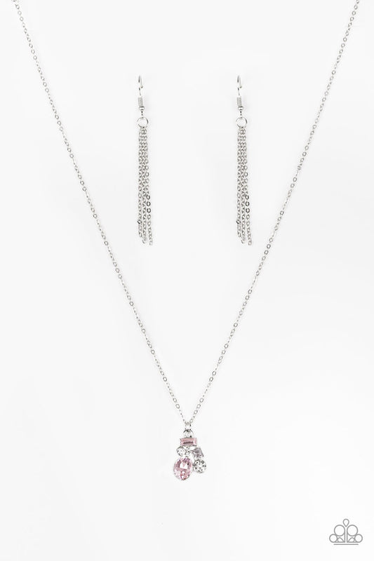 Paparazzi Necklace ~ Time To Be Timeless - Pink