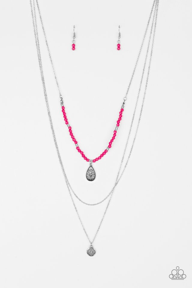 Mild Wild - Pink - Paparazzi Necklace Image