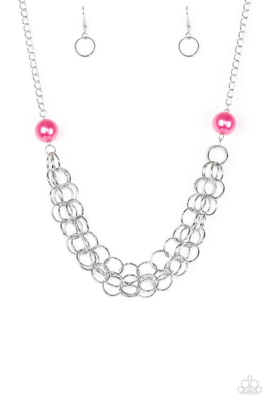 Daring Diva - Pink - Paparazzi Necklace Image