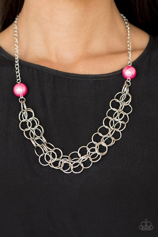 Daring Diva - Pink - Paparazzi Necklace Image