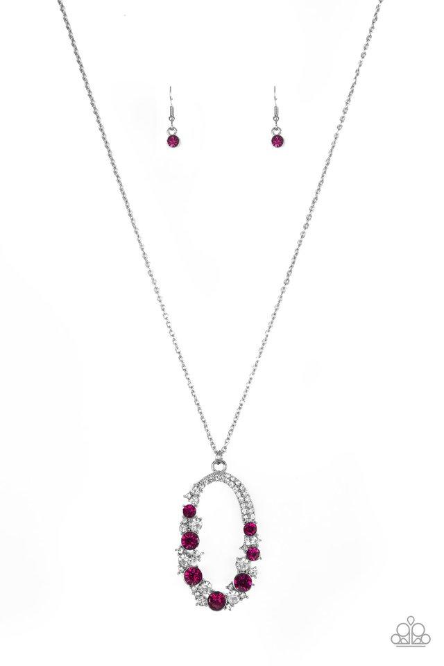 Paparazzi Necklace ~ Spotlight Social - Pink