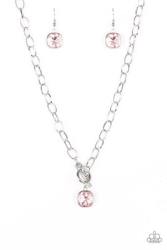 Paparazzi Necklace ~ Dynamite Dazzle - Pink