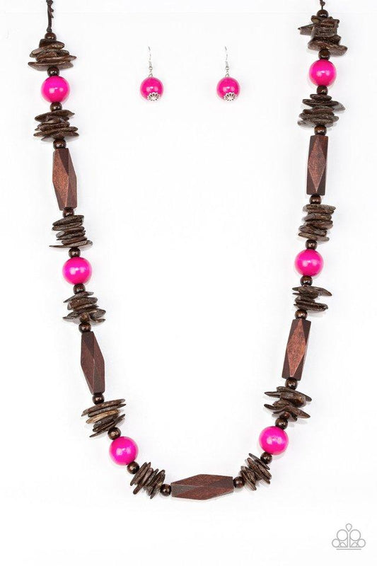 Paparazzi Necklace ~ Cozumel Coast - Pink