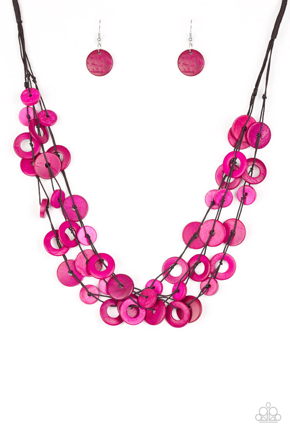 Paparazzi Necklace ~ Wonderfully Walla Walla - Pink