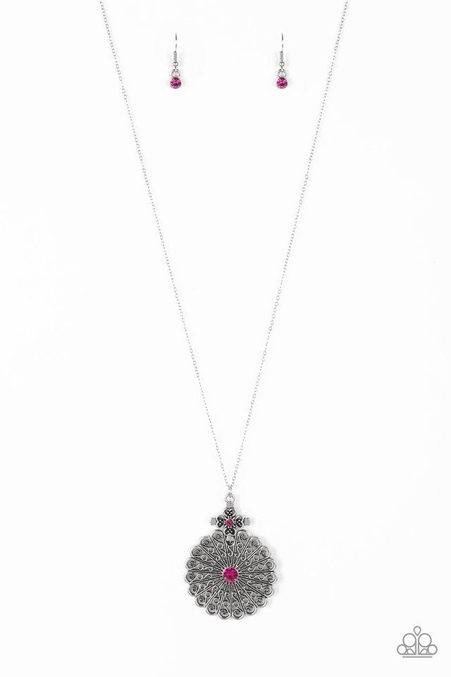 Paparazzi Necklace ~ Walk On The WILDFLOWER Side - Pink