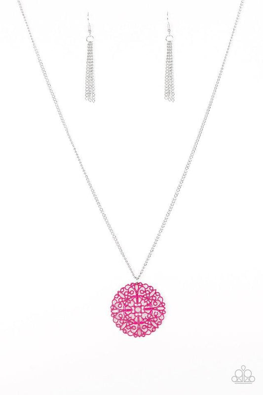 Paparazzi Necklace ~ Midsummer Musical - Pink