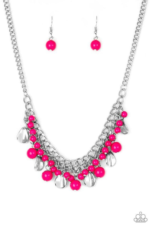 Paparazzi Necklace ~ Summer Showdown - Pink