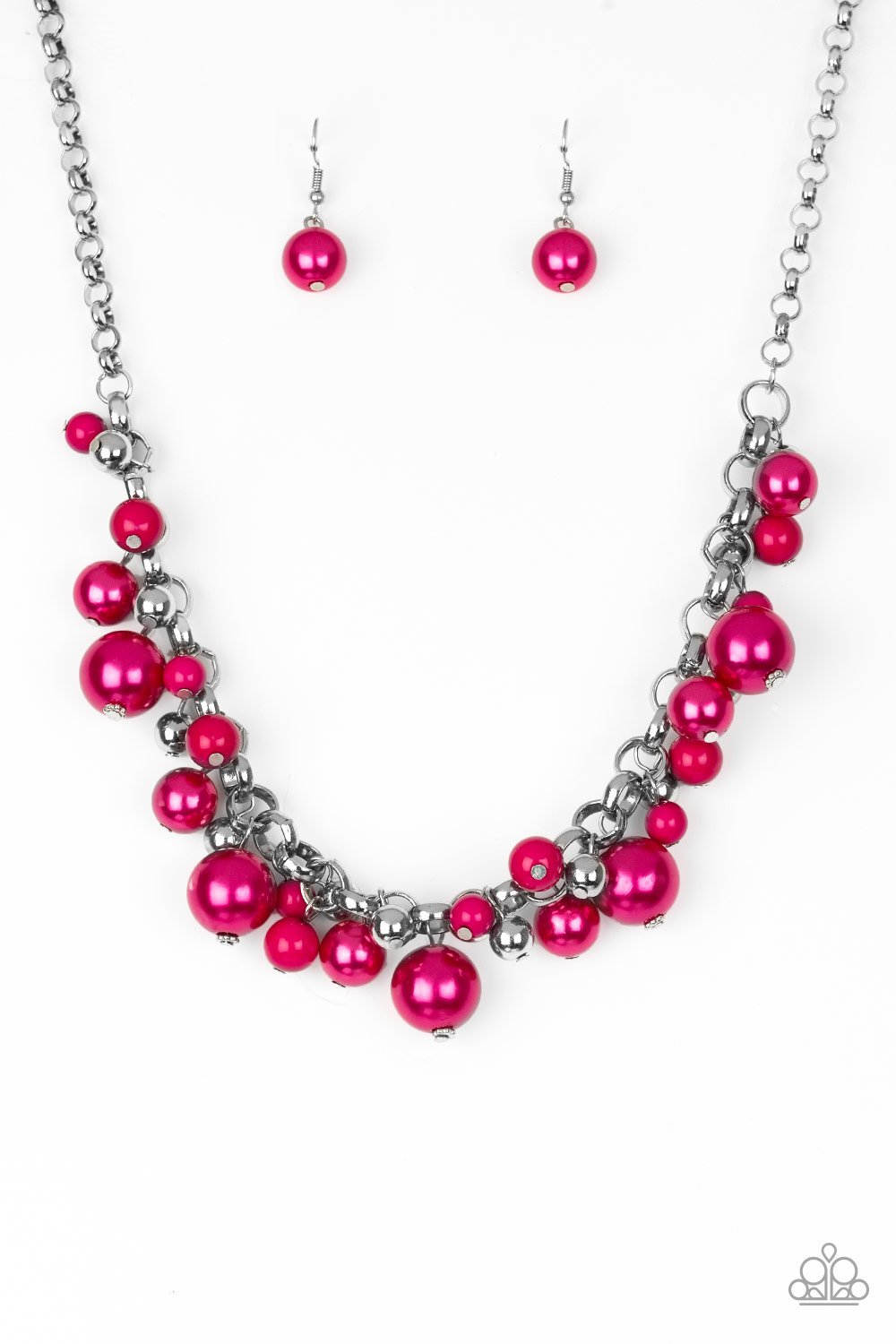 Paparazzi Necklace ~ The Upstater - Pink